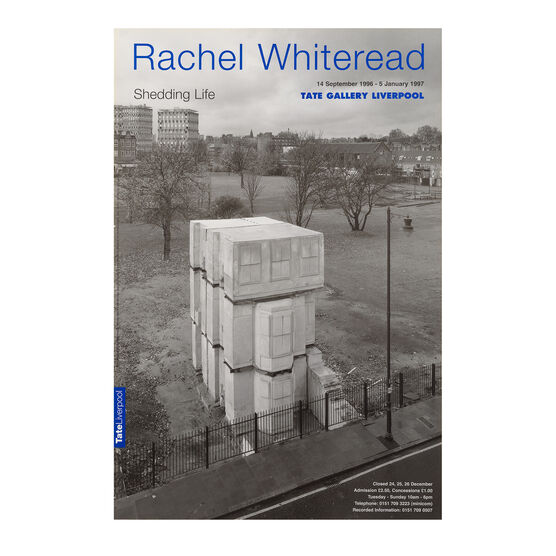 Rachel Whiteread: Shedding Life, 1997 original exhibition poster